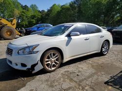 Nissan Maxima salvage cars for sale: 2010 Nissan Maxima S