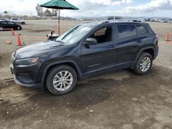 Salvage SUVs for sale at auction: 2021 Jeep Cherokee Latitude