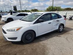 Salvage cars for sale from Copart Miami, FL: 2017 Ford Focus S