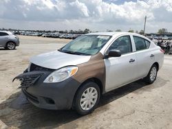 Nissan salvage cars for sale: 2012 Nissan Versa S