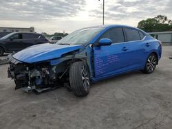 Salvage cars for sale from Copart Wilmer, TX: 2021 Nissan Sentra SV
