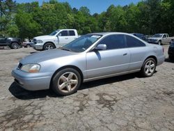 Salvage cars for sale at Austell, GA auction: 2001 Acura 3.2CL TYPE-S