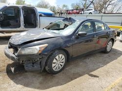 Salvage cars for sale at Wichita, KS auction: 2012 Honda Accord LX