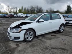 Salvage cars for sale at Portland, OR auction: 2017 Volkswagen Golf S
