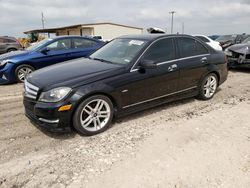 Mercedes-Benz C 250 salvage cars for sale: 2012 Mercedes-Benz C 250