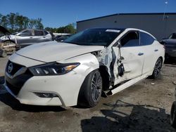 Salvage cars for sale at Spartanburg, SC auction: 2018 Nissan Maxima 3.5S