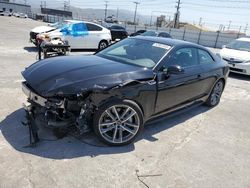 Salvage cars for sale at Sun Valley, CA auction: 2019 Audi A5 Premium Plus