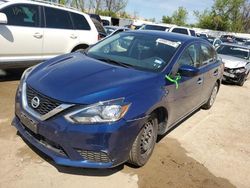 Salvage cars for sale at Bridgeton, MO auction: 2018 Nissan Sentra S