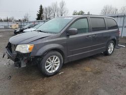 Salvage cars for sale from Copart Bowmanville, ON: 2015 Dodge Grand Caravan SE