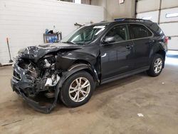 Salvage cars for sale from Copart Blaine, MN: 2017 Chevrolet Equinox LT