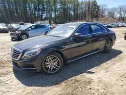 Salvage cars for sale at North Billerica, MA auction: 2016 Mercedes-Benz S 550 4matic