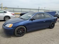 Salvage cars for sale at Dyer, IN auction: 2003 Honda Civic LX