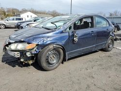 Salvage cars for sale at York Haven, PA auction: 2008 Honda Civic LX