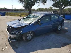 Salvage cars for sale from Copart Orlando, FL: 2013 Honda Civic LX