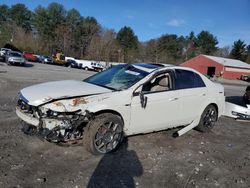 Salvage cars for sale from Copart Mendon, MA: 2008 Acura TL Type S