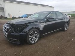 Salvage cars for sale from Copart Portland, MI: 2016 Hyundai Genesis 3.8L