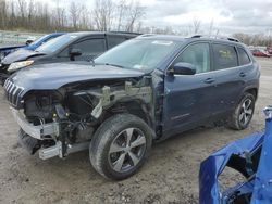 Salvage cars for sale at Leroy, NY auction: 2020 Jeep Cherokee Limited
