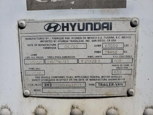 2004 Hyundai DRY Van