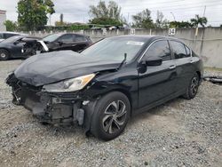 Salvage cars for sale from Copart Opa Locka, FL: 2016 Honda Accord LX