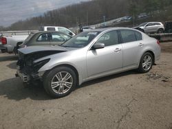 Salvage cars for sale from Copart West Mifflin, PA: 2011 Infiniti G37