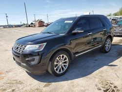 Salvage cars for sale at Oklahoma City, OK auction: 2017 Ford Explorer Limited