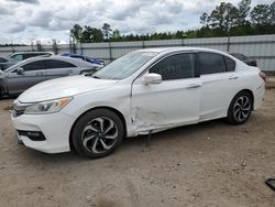 Salvage cars for sale at Harleyville, SC auction: 2017 Honda Accord EXL