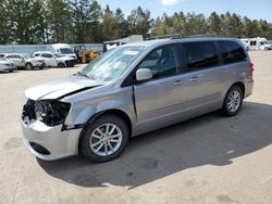 Dodge Grand Caravan sxt salvage cars for sale: 2015 Dodge Grand Caravan SXT