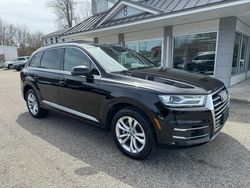 Salvage cars for sale at North Billerica, MA auction: 2017 Audi Q7 Premium Plus