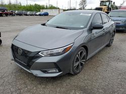 Nissan Sentra SR Vehiculos salvage en venta: 2022 Nissan Sentra SR