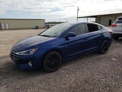 Salvage cars for sale at Temple, TX auction: 2019 Hyundai Elantra SEL