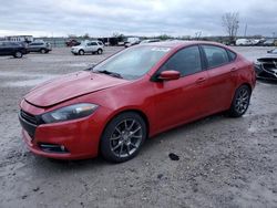 Salvage cars for sale from Copart Kansas City, KS: 2014 Dodge Dart SXT