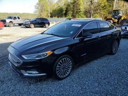 Ford Fusion salvage cars for sale: 2017 Ford Fusion Titanium HEV