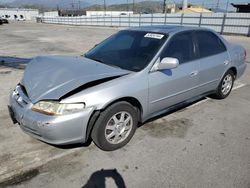Salvage cars for sale from Copart Sun Valley, CA: 2002 Honda Accord EX