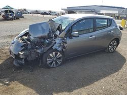 Salvage cars for sale at San Diego, CA auction: 2015 Nissan Leaf S
