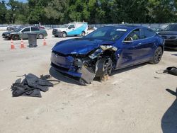 Salvage cars for sale at Ocala, FL auction: 2020 Tesla Model S