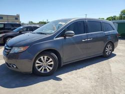 Salvage cars for sale from Copart Wilmer, TX: 2014 Honda Odyssey Touring