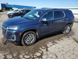 Salvage cars for sale at Woodhaven, MI auction: 2023 Chevrolet Traverse LT