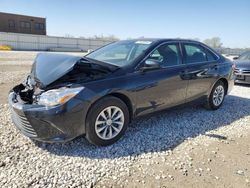 Salvage cars for sale from Copart Kansas City, KS: 2017 Toyota Camry LE