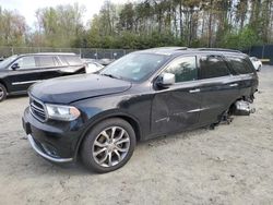 Salvage cars for sale from Copart Waldorf, MD: 2018 Dodge Durango Citadel
