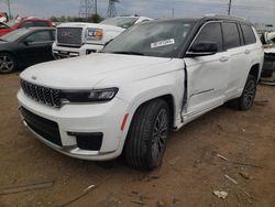 Vehiculos salvage en venta de Copart Elgin, IL: 2022 Jeep Grand Cherokee L Summit