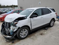 Salvage cars for sale at Franklin, WI auction: 2019 Chevrolet Equinox LS