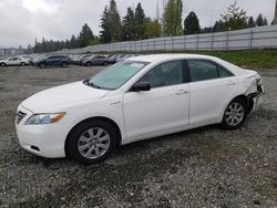 Salvage cars for sale at Graham, WA auction: 2007 Toyota Camry Hybrid