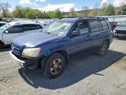 Salvage cars for sale at Grantville, PA auction: 2002 Toyota Highlander Limited