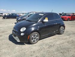 Salvage cars for sale at Antelope, CA auction: 2013 Fiat 500 Electric