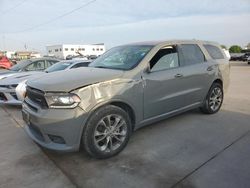 Salvage cars for sale at Grand Prairie, TX auction: 2020 Dodge Durango GT