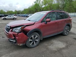 Salvage cars for sale at Ellwood City, PA auction: 2018 Subaru Forester 2.5I Premium