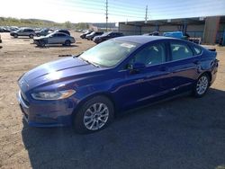 Salvage cars for sale at Colorado Springs, CO auction: 2015 Ford Fusion S