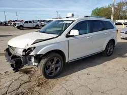Salvage cars for sale from Copart Oklahoma City, OK: 2016 Dodge Journey Crossroad