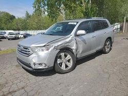 Salvage cars for sale at Portland, OR auction: 2013 Toyota Highlander Limited