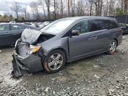 Salvage cars for sale at Waldorf, MD auction: 2011 Honda Odyssey Touring